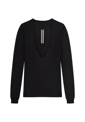 Rick Owens Temple Extreme V-neck sweater - Black