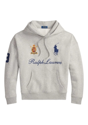 Polo Ralph Lauren logo-embroidered hoodie - Grey
