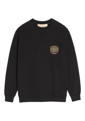 Valentino Garavani embroidered crew-neck sweatshirt - Black