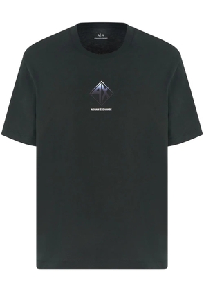 Armani Exchange logo-print T-shirt - Black