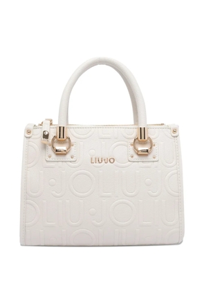 LIU JO logo-embossed tote bag - White