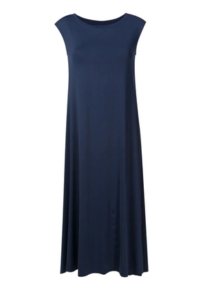 Lygia & Nanny Tie shift-style midi dress - Blue