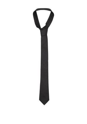TOM FORD textured silk tie - Black