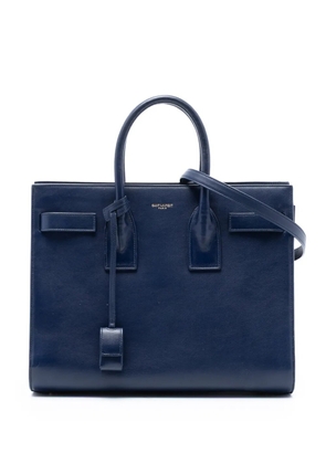 Saint Laurent Pre-Owned 2014 Small Leather Sac De Jour satchel - Blue