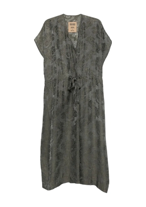 Uma Wang floral-pattern dress - Green