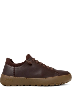 Camper Peu Serra ribbed-collar leather sneakers - Brown