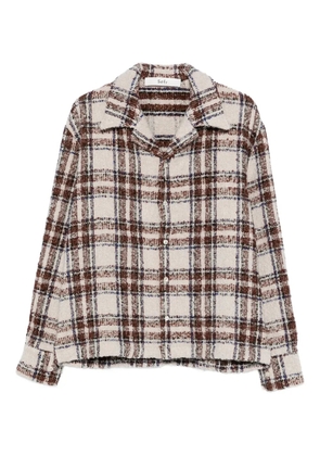 Séfr Ojai plaid shirt - Neutrals