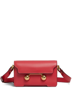 Marni mini Trunkaroo leather shoulder bag - Orange