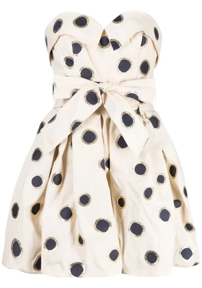 Bambah polka dot dress - Neutrals