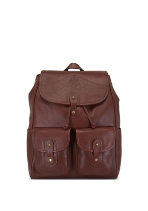 Ghurka leather backpack - Brown