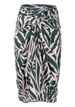 Lygia & Nanny Orixá pareo skirt - Green