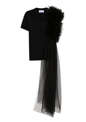 Alchemy x Lia Aram ruffled T-shirt - Black