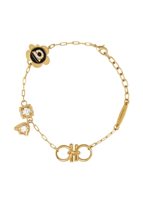 Ferragamo Gancini-charm bracelet - Gold