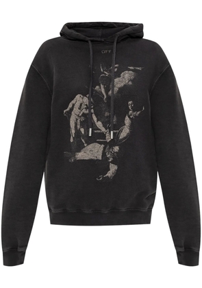 Off-White graphic print hoodie - Black