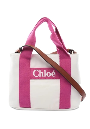 Chloé Pre-Owned canvas handbag - White