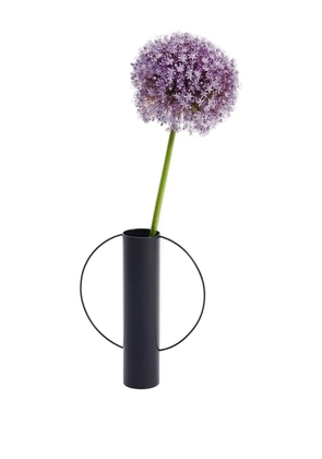 Tre Product circular-detail vase - Black
