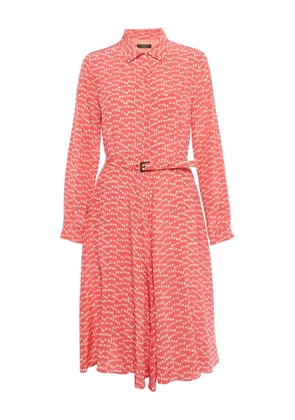 Weekend Max Mara belted-waist shirt dress - Red