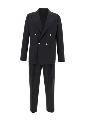 Briglia 1949 Briglia 1949 double-breasted peak-lapel suit - Black