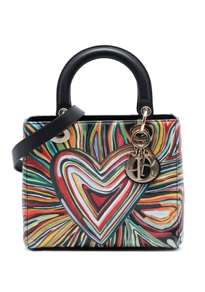 Christian Dior Pre-Owned 2018 Limited Edition DiorAmour Medium Calfskin Lady Dior satchel - Black