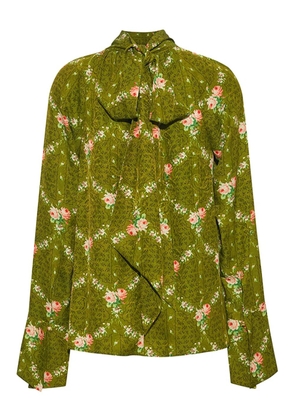 Cara Cara Sundance floral-print blouse - Green