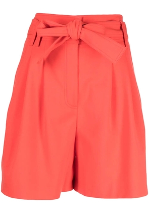 Sonia Rykiel belted high-waisted shorts - Orange