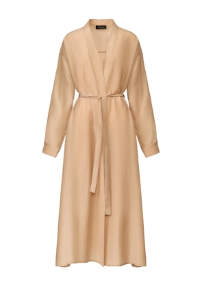 Fabiana Filippi belted coat - Neutrals