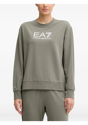 Ea7 Emporio Armani logo-print tracksuit - Green