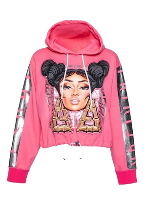 Fendi Pre-Owned Nicki Minaj-embroidered hoodie - Pink