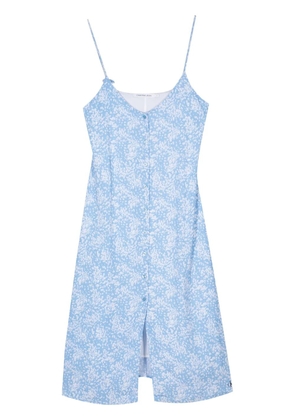 Calvin Klein Jeans floral-print midi dress - Blue