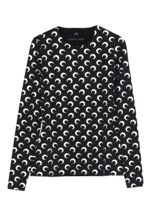Marine Serre moon-print top - Black