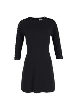 SANDRO fringed mini dress - Black