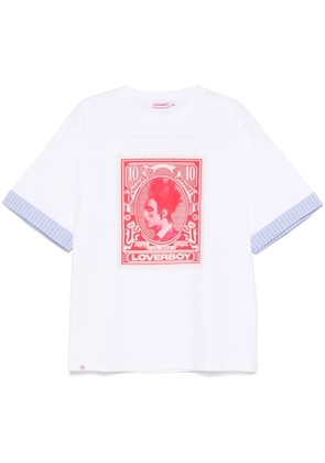 Charles Jeffrey Loverboy Turn Up T-shirt - White