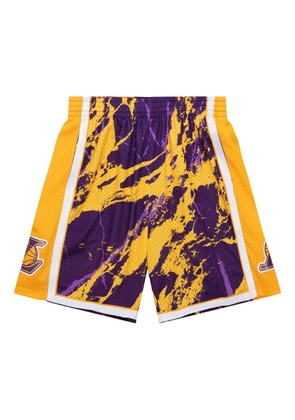 Mitchell & Ness NBA LA Lakers 2009 Team Marble Swingman shorts - Purple
