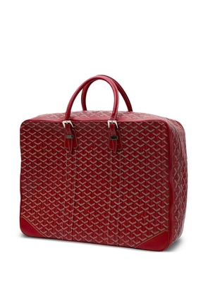 Goyard Pre-Owned Goyardine zipped suitcase - Red