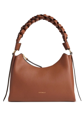 Coccinelle small Boheme braided-handle shoulder bag - Brown