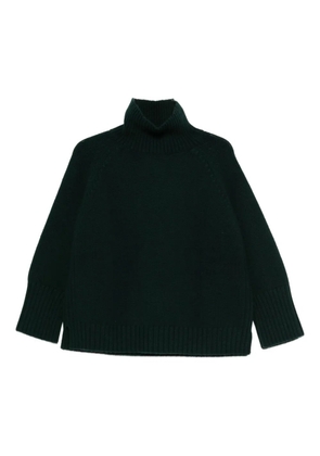 BeYou button roll-neck knitwear - Green