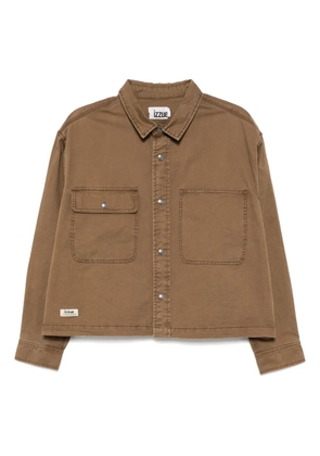 izzue long-sleeved shirt - Brown
