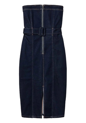 TWINSET denim bustier dress - Blue