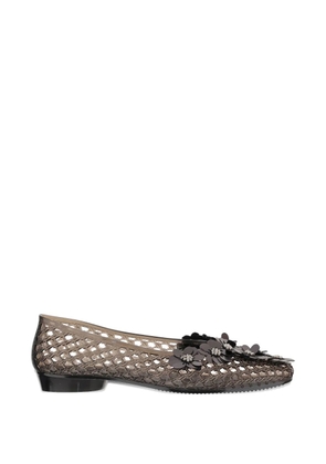 HEAVENLY JELLY sequin-embellished ballerina flats - Black