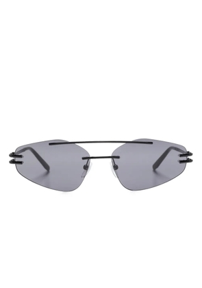 GIGI STUDIOS Nona geometric-frame sunglasses - Black