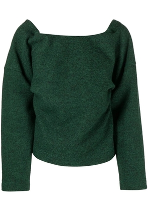 LITKOVSKA lace-up detail jumper - Green