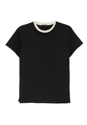 Mugler contrast-collar cotton T-shirt - Black