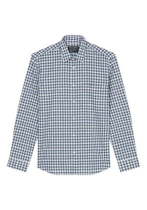 Marc O'Polo check-pattern button-up shirt - Blue