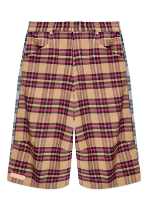 PDF Plaid Panel Denim - Neutrals