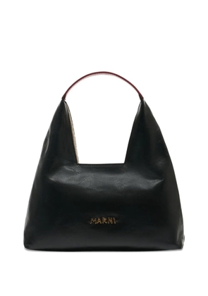 Marni mini leather shoulder bag - Black