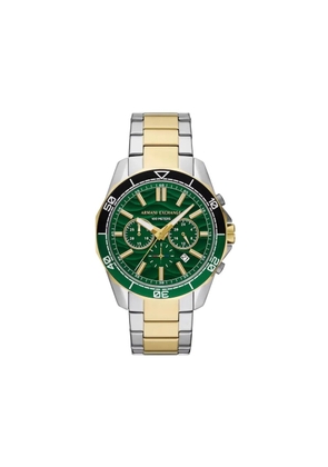 Armani Exchange round face 44mm - Green