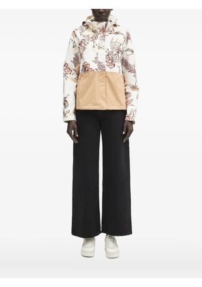 Columbia floral-print hooded jacket - Neutrals