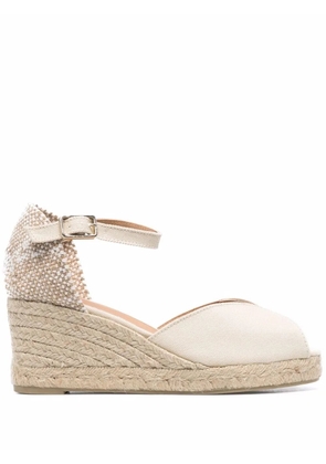 Castañer Chiarita 70mm espadrilles - Neutrals