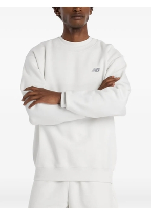 New Balance logo-embroidered sweatshirt - White