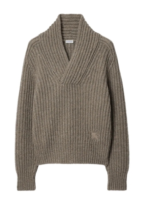 Burberry shawl-collar sweater - Neutrals